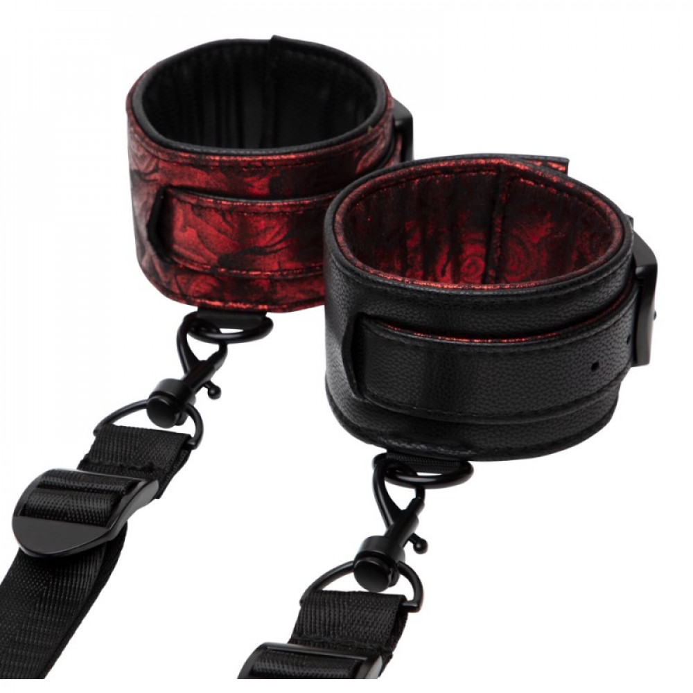 Наручники, веревки, бондажы, поножи - Фиксатор на кровать Fifty Shades of Grey Sweet Anticipation Reversible Under Mattress Restraint Set 4