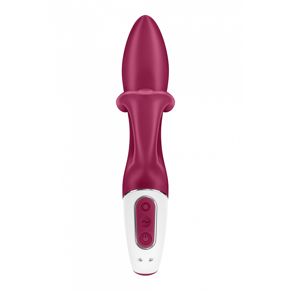 Секс игрушки - Гибкий двойной вибратор SATISFYER EMBRACE ME BERRY 6
