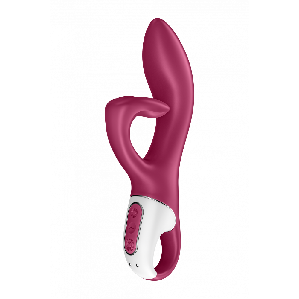 Секс игрушки - Гибкий двойной вибратор SATISFYER EMBRACE ME BERRY