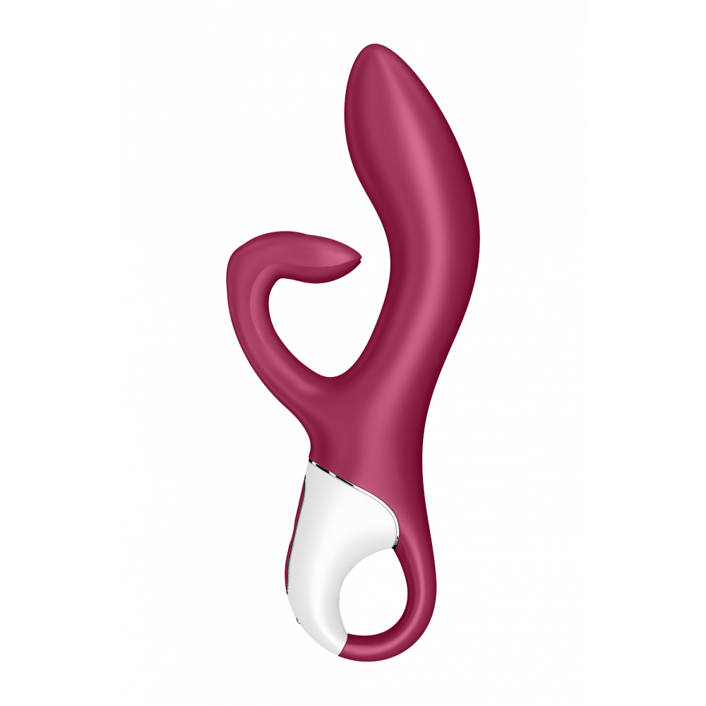 Секс игрушки - Гибкий двойной вибратор SATISFYER EMBRACE ME BERRY 2