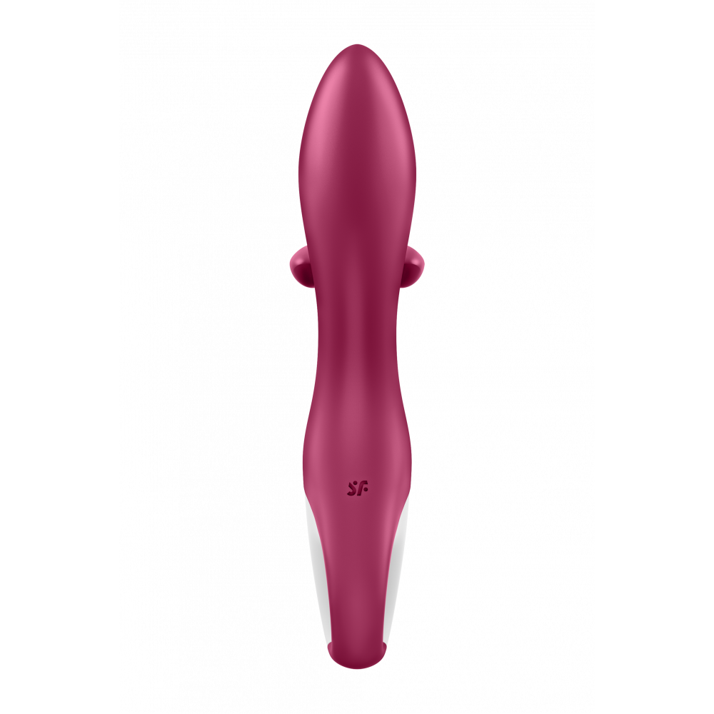 Секс игрушки - Гибкий двойной вибратор SATISFYER EMBRACE ME BERRY 7