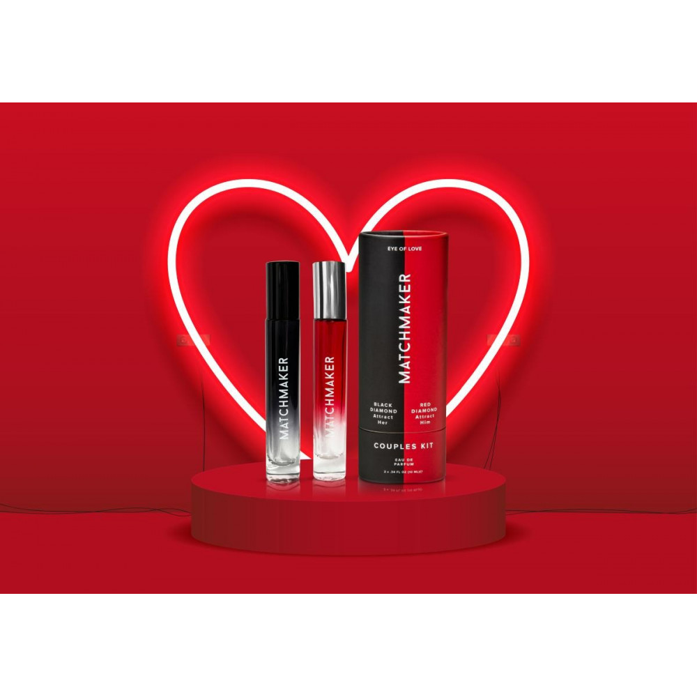 Лубриканты - Набор Парфюмов Eye of Love EOL Matchmaker с феромонами для пар, 2 шт., 10 мл. 5