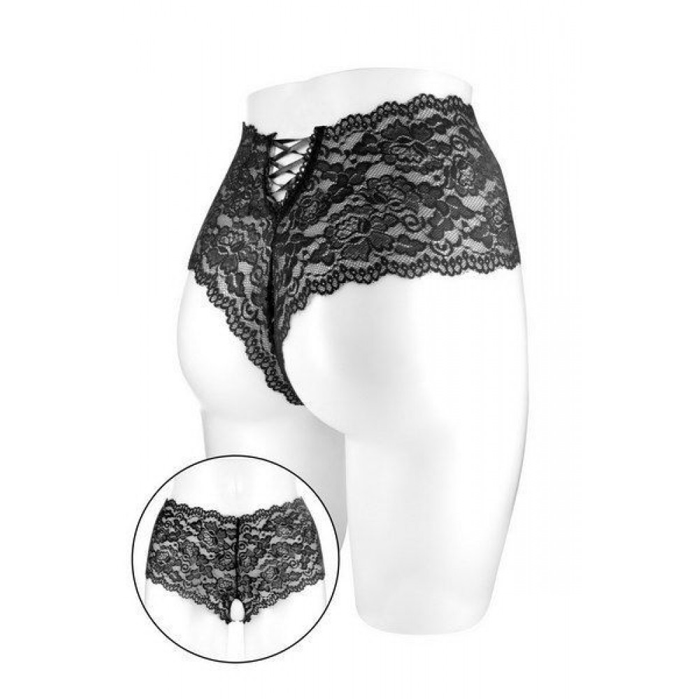 Сексуальные трусики - Трусики с доступом Fashion Secret JULIA Black 2