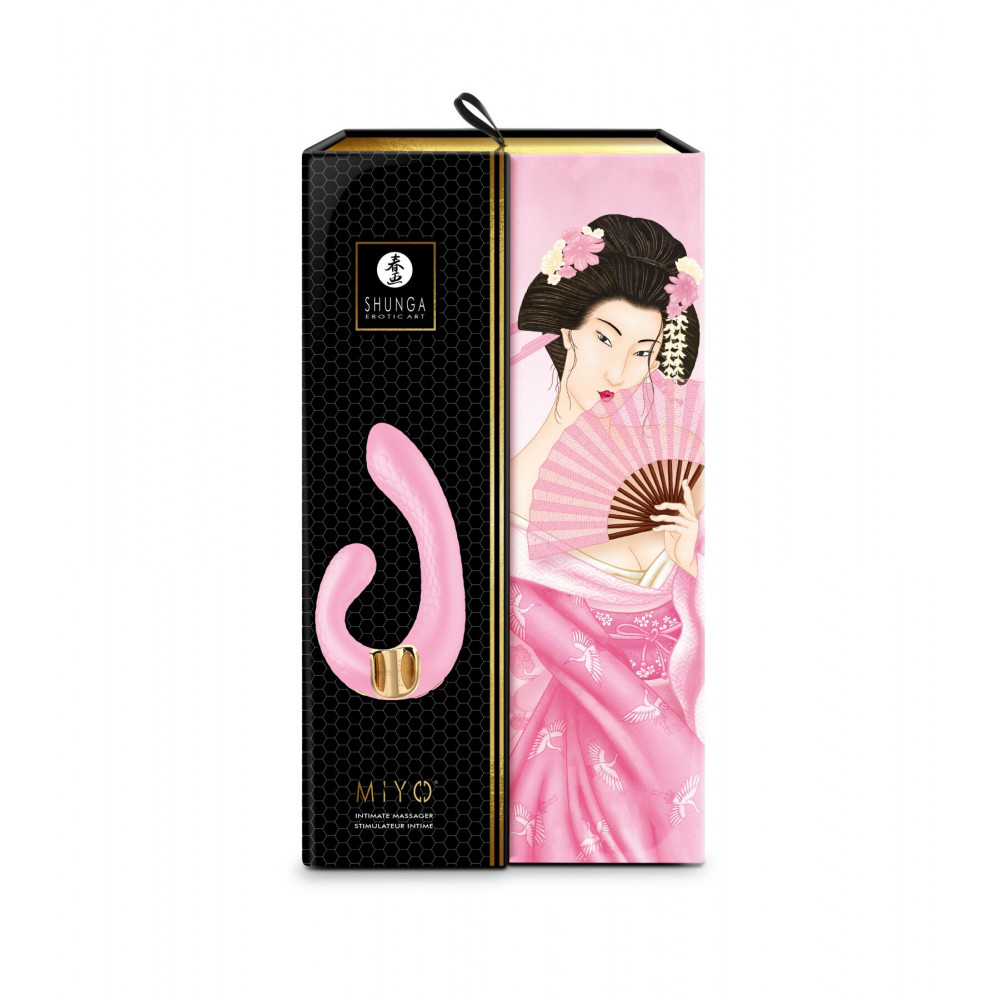 Вибратор - Вибратор-кролик Shunga Miyo Light Pink 3