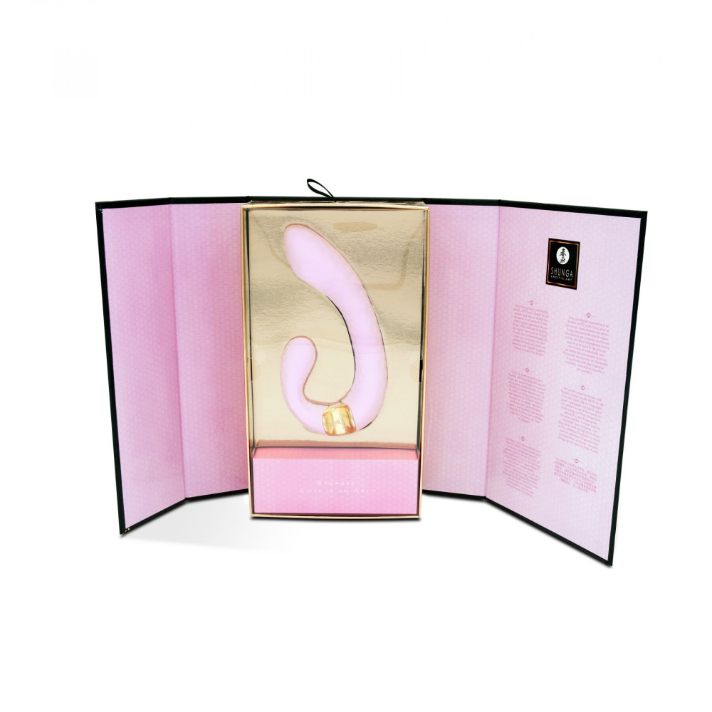 Вибратор - Вибратор-кролик Shunga Miyo Light Pink 4