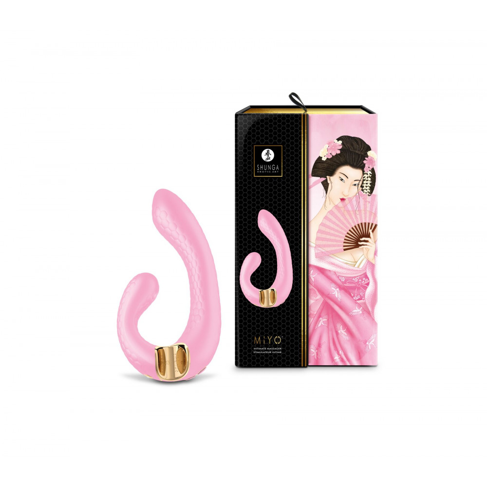 Вибратор - Вибратор-кролик Shunga Miyo Light Pink 2