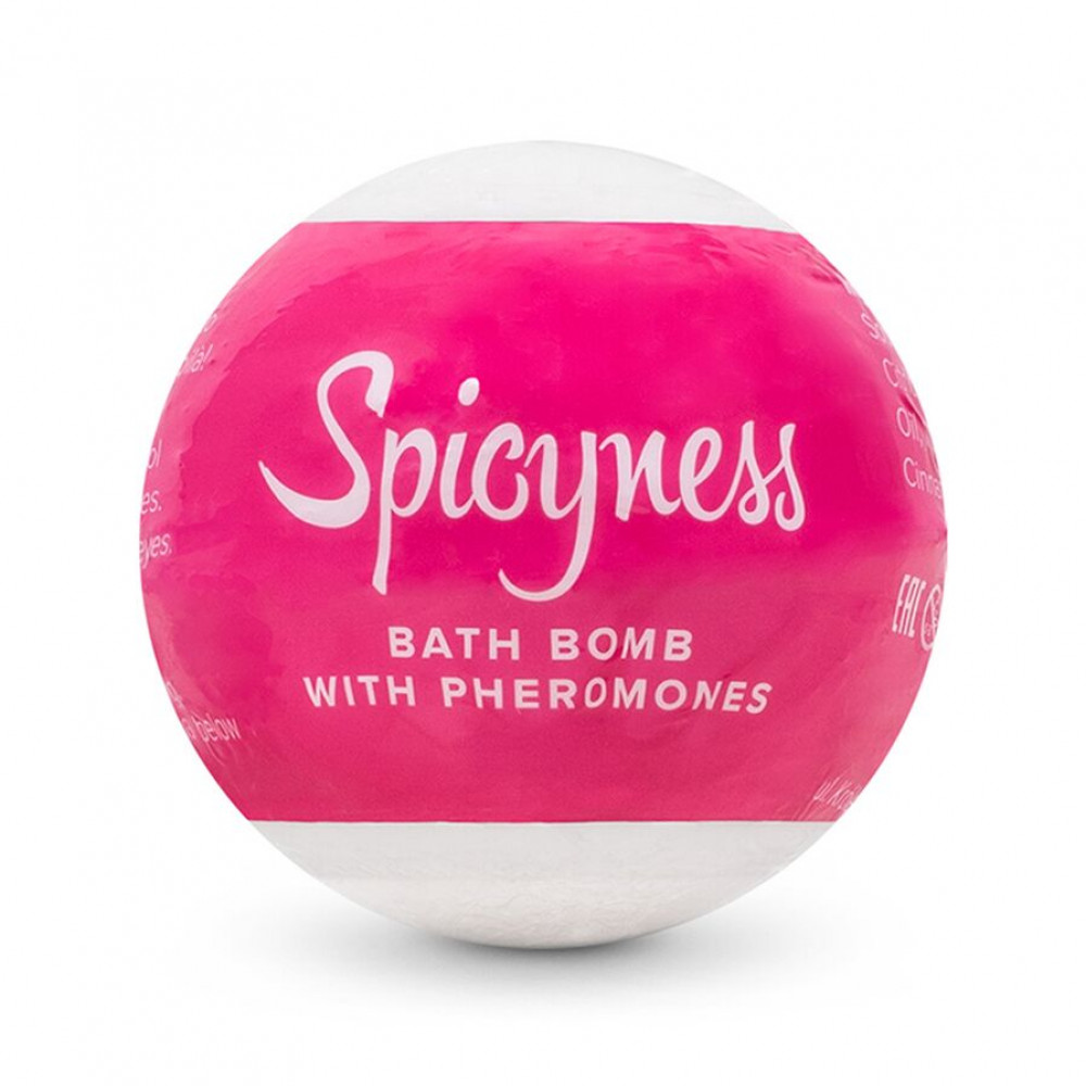 Лубриканты - Распродажа!!! Бомбочка для ванны с феромонами Obsessive Bath bomb Spicy 100 г (срок 24.01.2026)