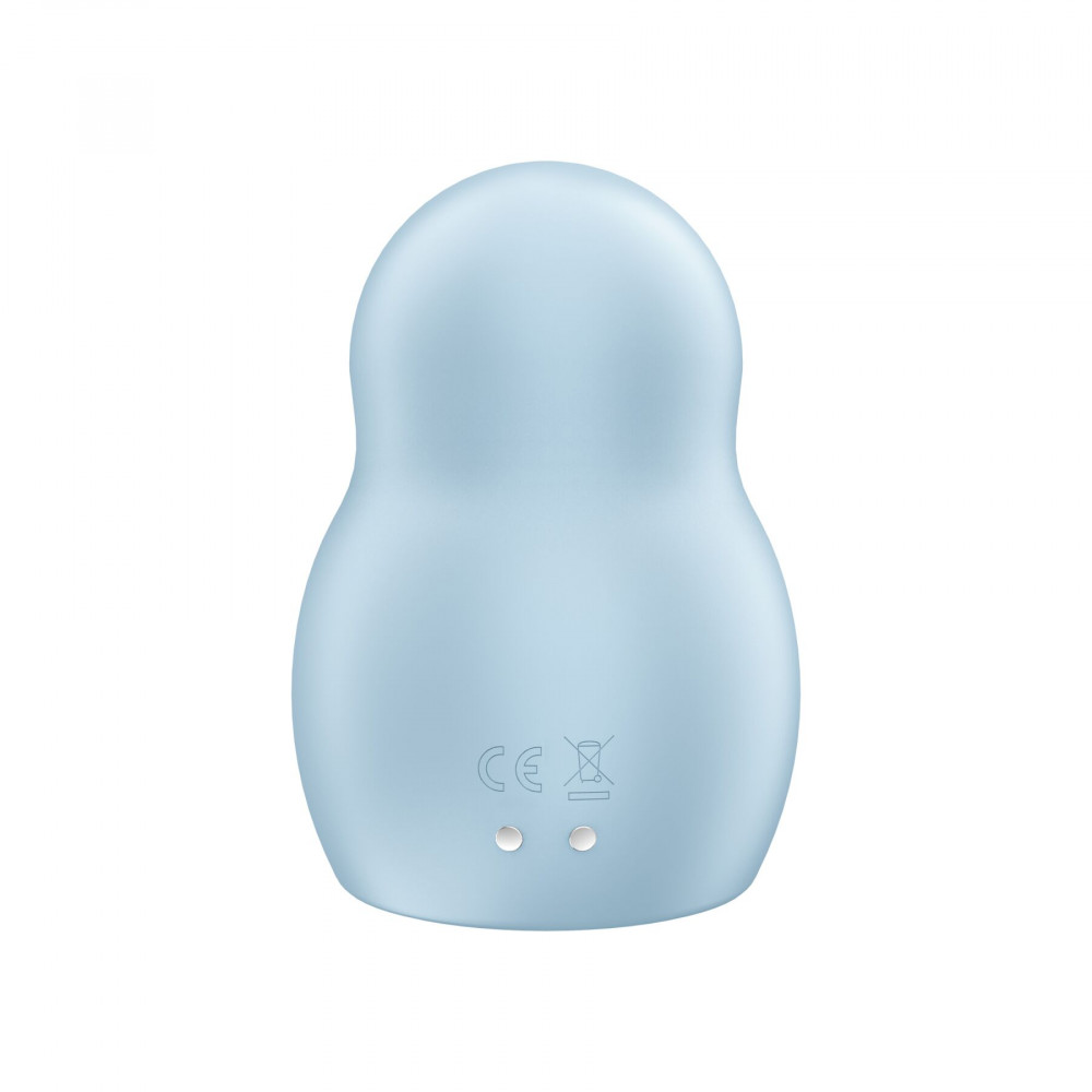 Вибраторы вакуумные - Вакуумный стимулятор с вибрацией Satisfyer Pro To Go 1 Blue 4