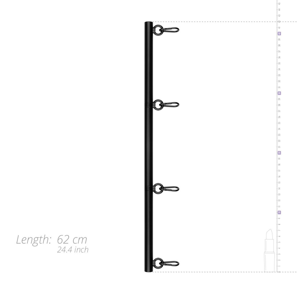 Наручники, веревки, бондажы, поножи - Фиксатор для рук и ног Bedroom Fantasies Spreader Bar Lightweight Restraint Bar - Black 4