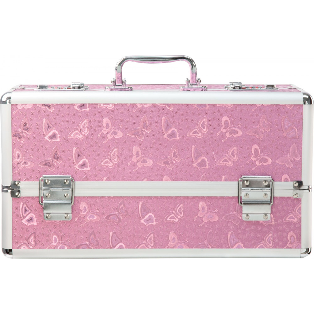  - Большой кейс для хранения секс-игрушек BMS Factory Large Lokable Vibrator Case Pink, кодовый замок 4