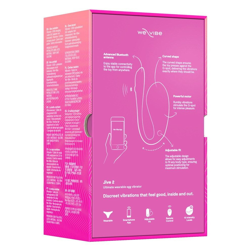 Виброяйцо - Смарт-виброяйцо We-Vibe Jive 2 Electric Pink 12
