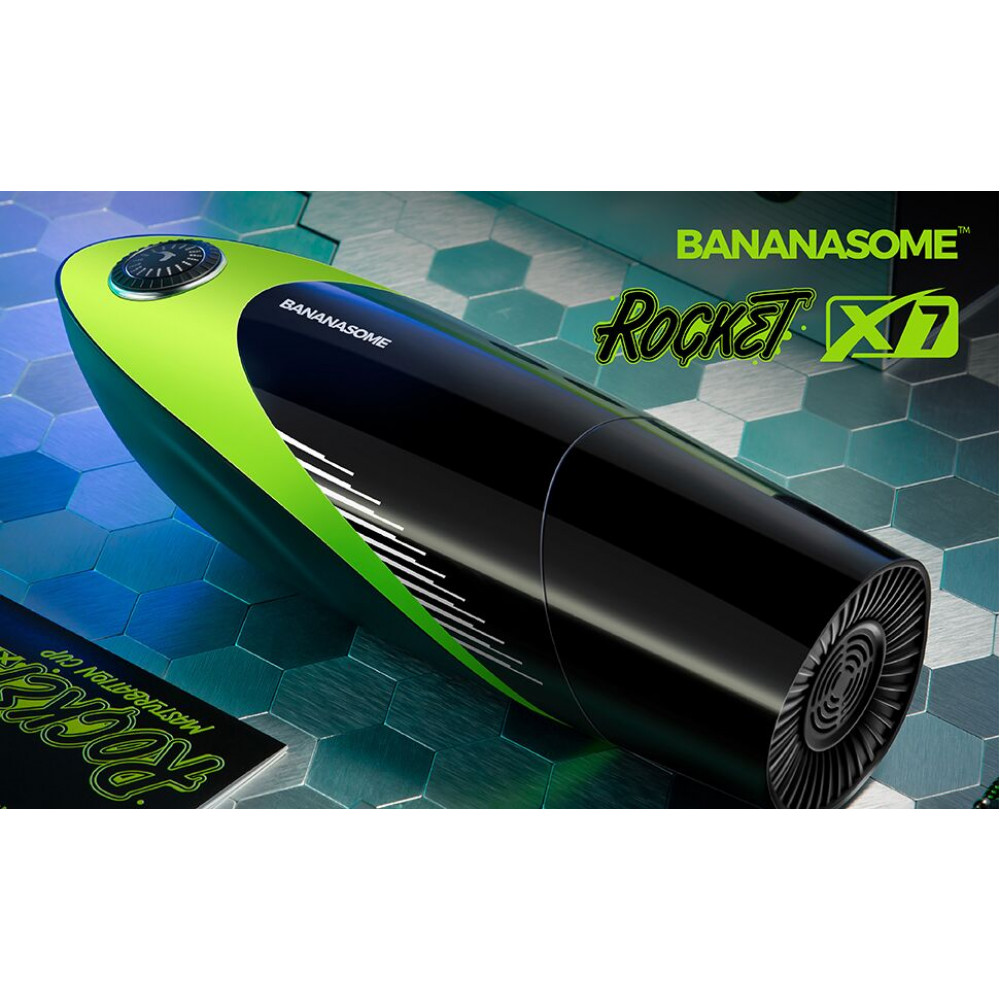 Мастурбаторы с вибрацией - Мастурбатор BANANASOME ROCKET X7 4