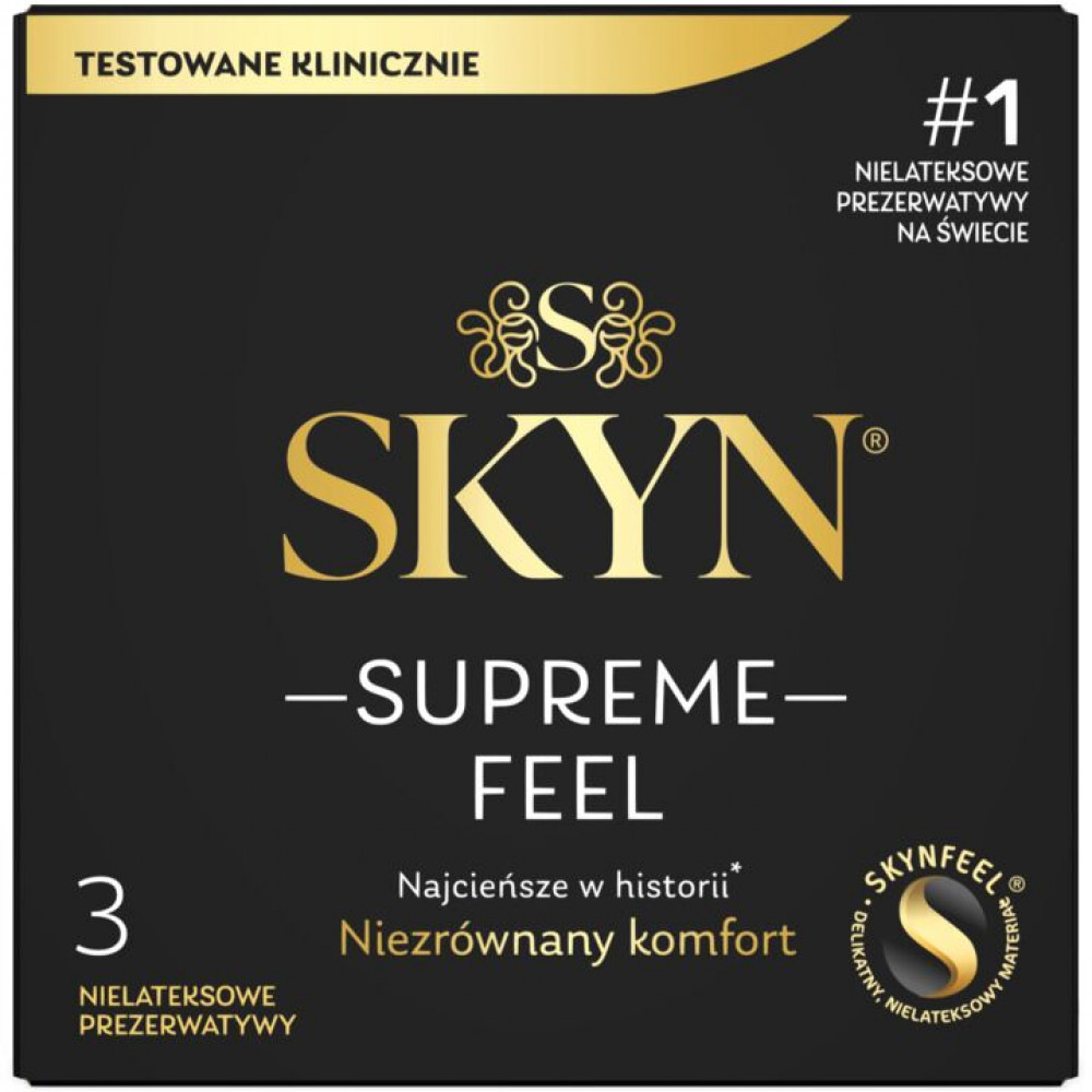 Презервативы - Презервативы SKYN Supreme Feel 3 шт