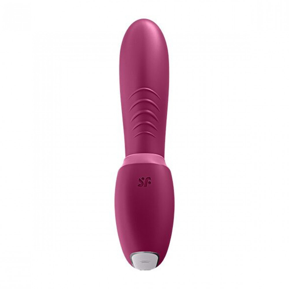 Вибраторы вакуумные - Вакуумный смарт-вибратор Satisfyer Sunray Berry, 4 положение ствола 4