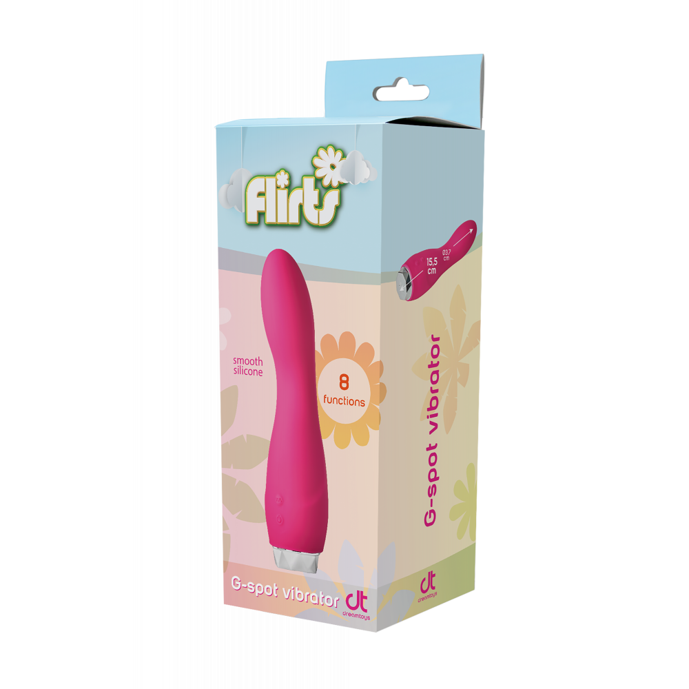 Секс игрушки - Вибратор Dream Toys FLIRTS G-SPOT VIBRATOR PINK 1