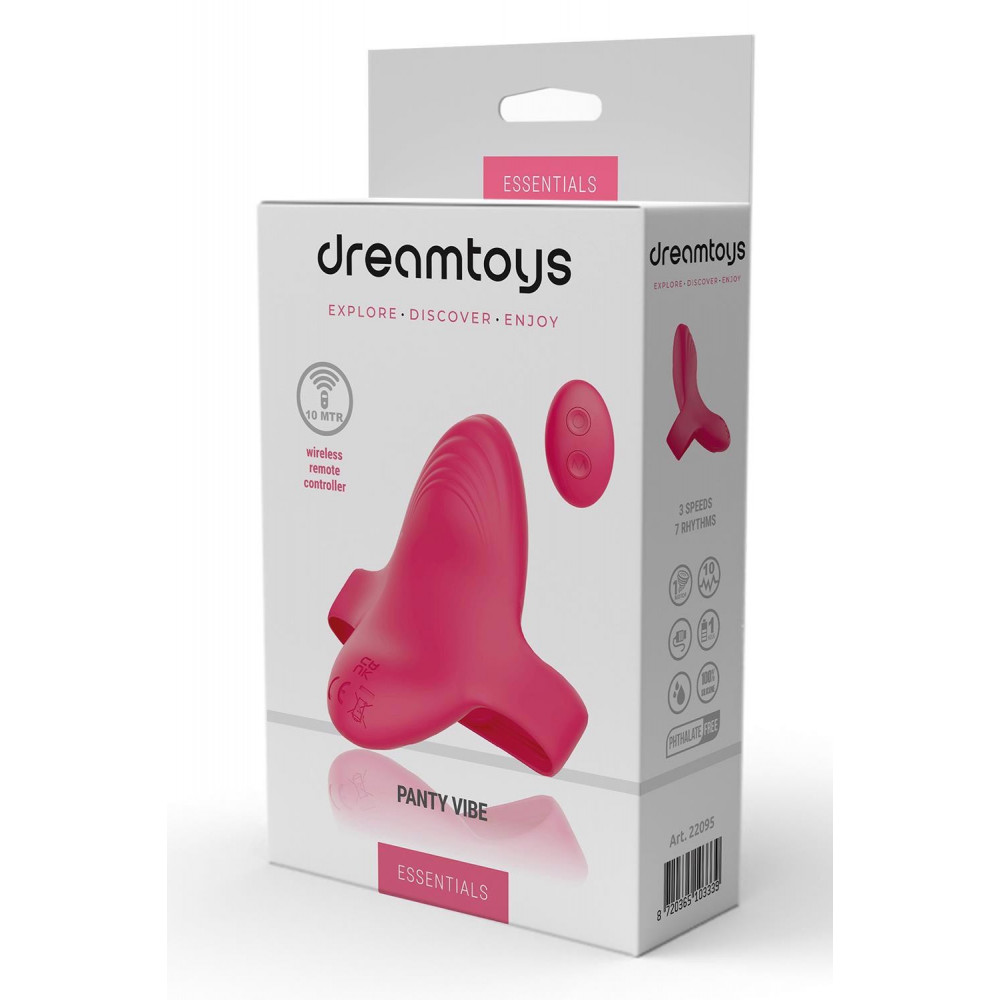 Секс игрушки - Вибратор в трусики с пультом управления Dream Toys Essentials Panty Vibe, розовый 4