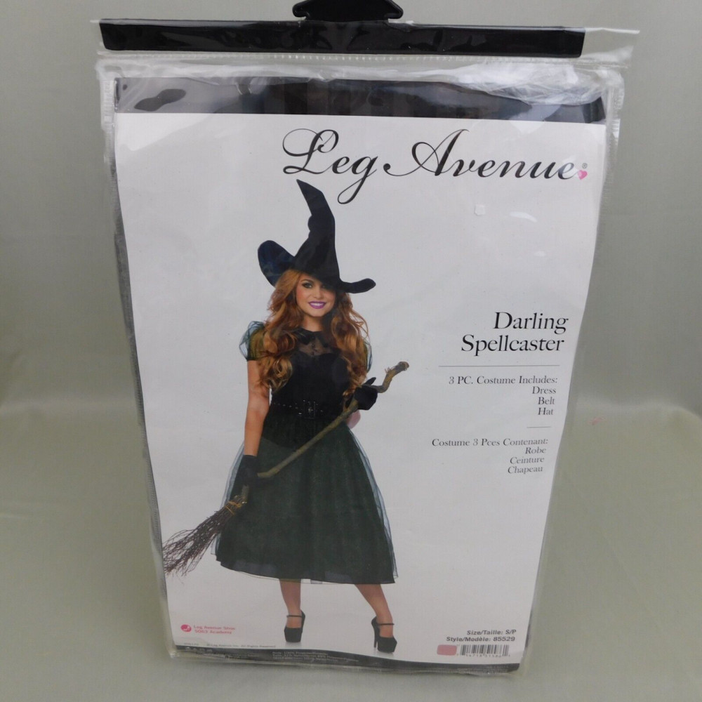 Эротическое белье - Женский костюм изумрудной ведьмы Leg Avenue Darling Spellcaster S 5