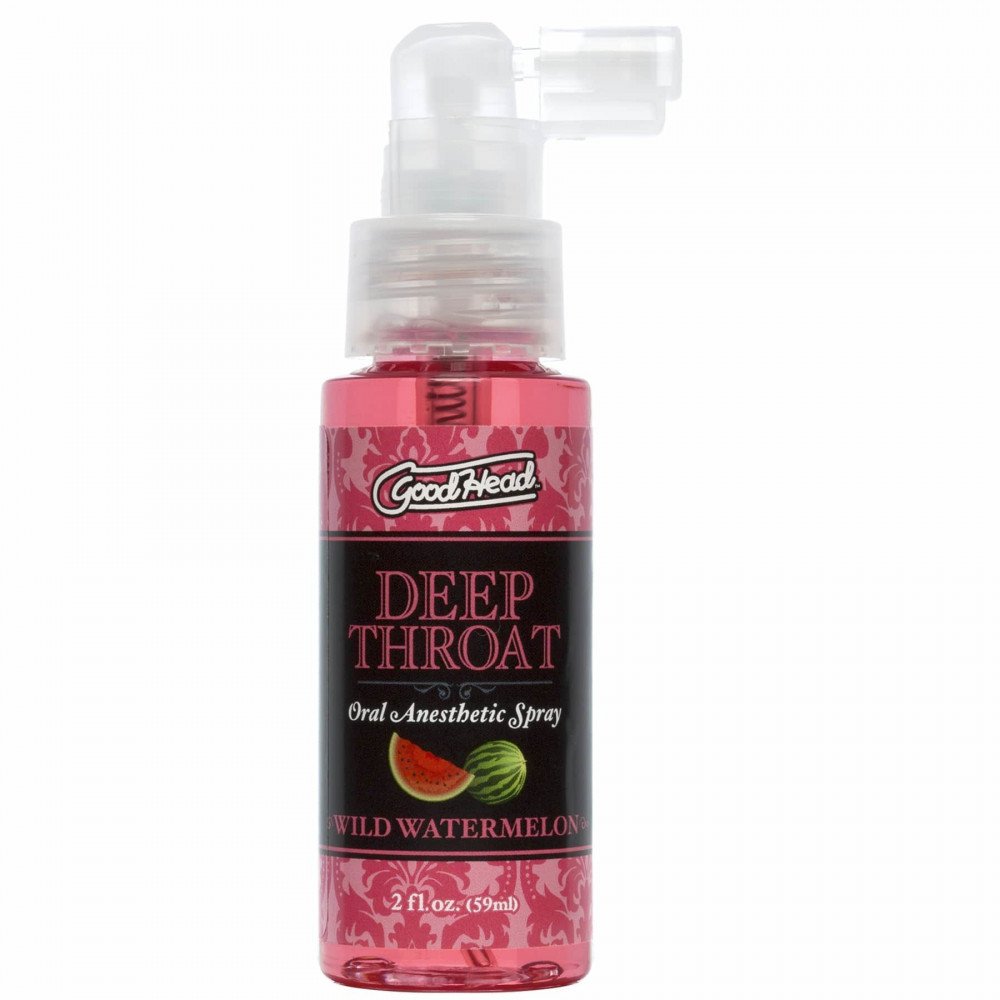 Лубриканты - Распродажа!!! Спрей для минета Doc Johnson GoodHead DeepThroat Spray – Watermelon 59 мл (срок 09.2025)