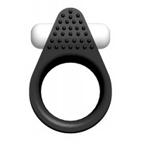 Эрекционное кольцо LIT-UP SILICONE STIMU RING 1, BLACK