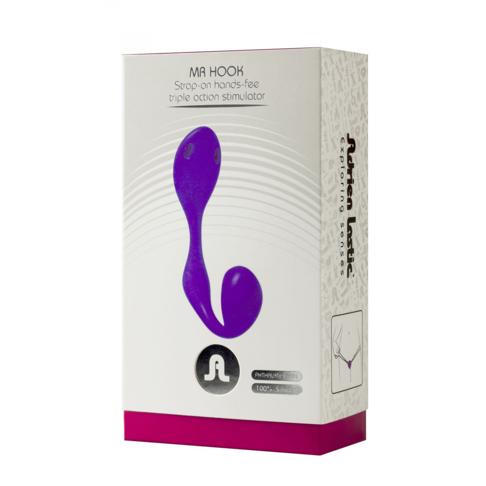 Двойной вибратор - Вибратор Adrien Lastic Mr.Hook 4