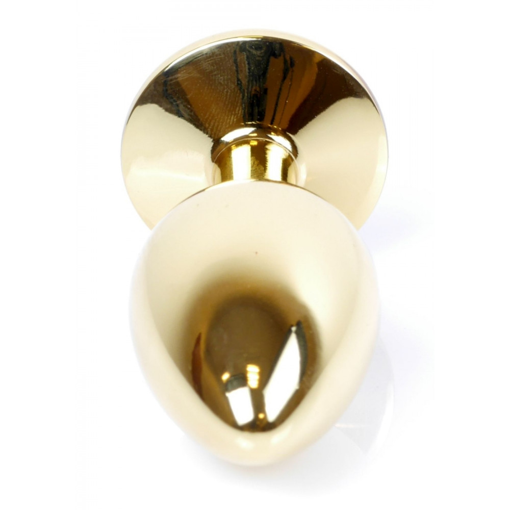 Анальные игрушки - Анальная пробка Boss Series - Jewellery Gold PLUG Light Blue S, BS6400022 4