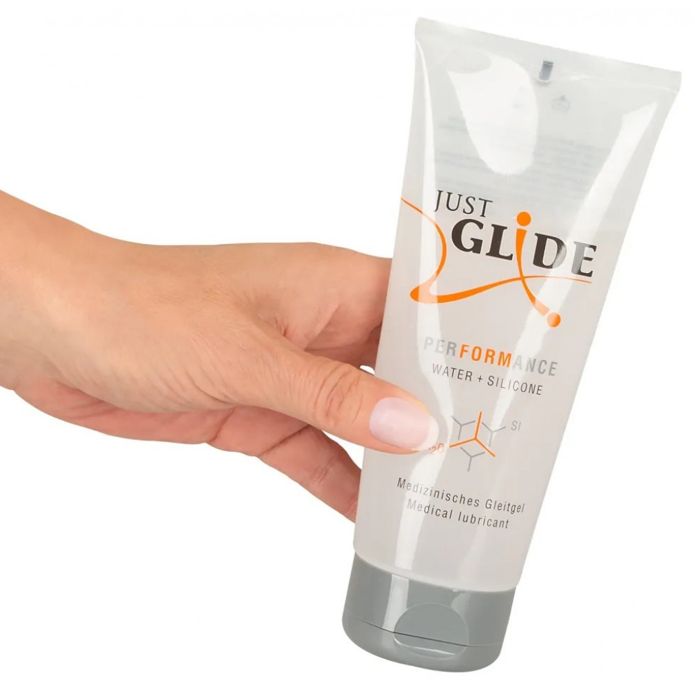 Лубриканты - Гибридный гель-лубрикант Just Glide Performance, 200 ml 1