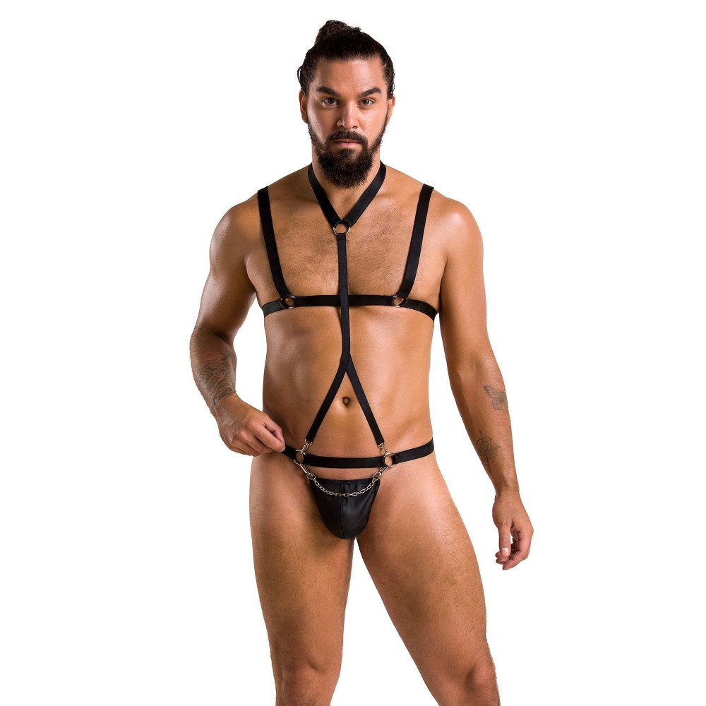 Мужское эротическое белье - Комплект мужской 039 SET ANDREW black L/XL Passion