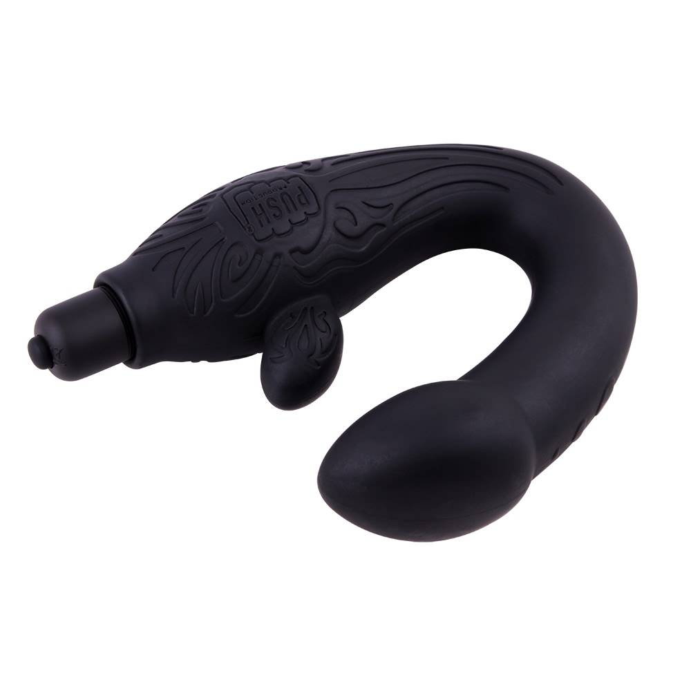 Анальные вибраторы - Массажёр простаты Chisa Black Mont P-Spot Perineum Massager с вибрацией, черный 2