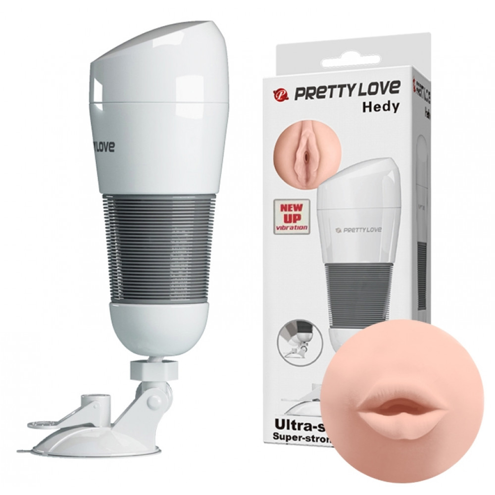 Мастурбаторы вагины - Мастурбатор ротик с вибрацией PRETTY LOVE - Hedy, BM-00900T49-2