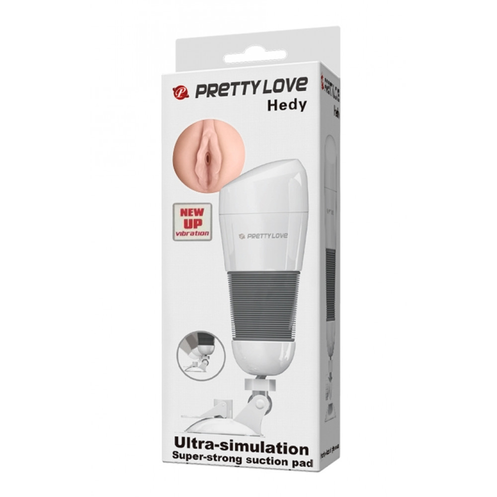 Мастурбаторы вагины - Мастурбатор ротик с вибрацией PRETTY LOVE - Hedy, BM-00900T49-2 1