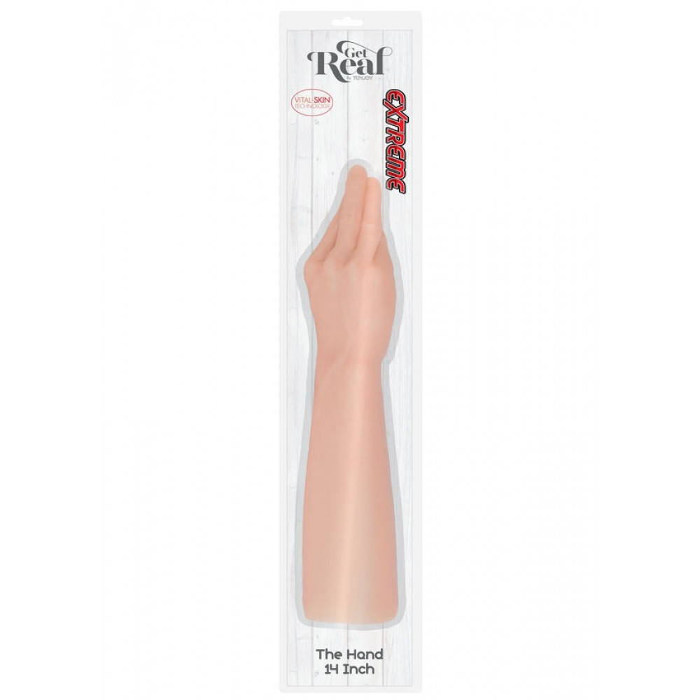 Секс игрушки - Рука для фистинга Toy Joy Get Real Extreme The Hand Dong бежевая 9