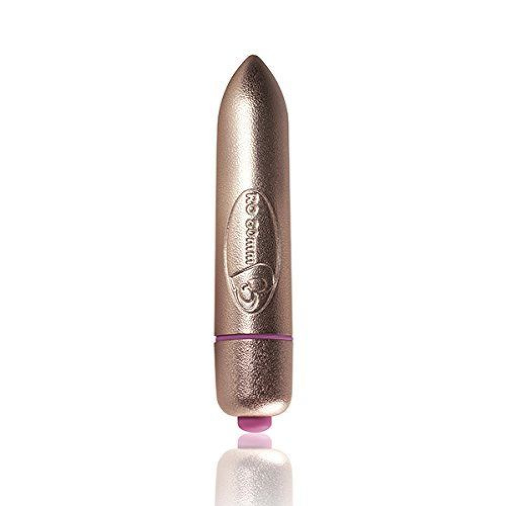 Клиторальный вибратор - Вибропуля Rocks Off Coloured 7 Speed RO-80mm Precious Golden Passion