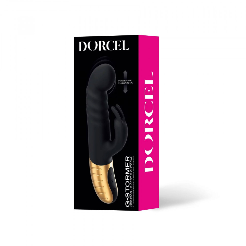 Вибраторы пульсаторы - Вибратор Dorcel G-STORMER с возвратно-поступательным движением головки, стимуляция точки G 5