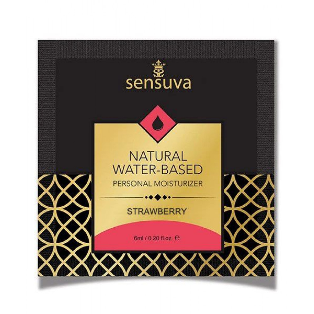 Пробники - Пробник Sensuva - Natural Water-Based Strawberry (6 мл)