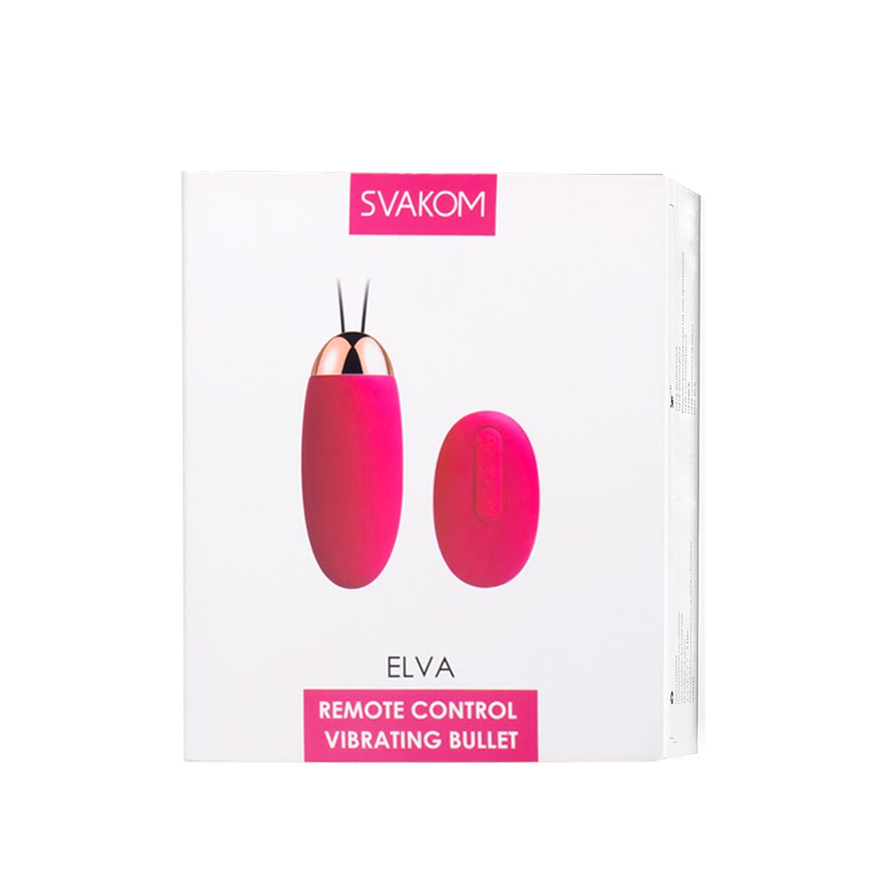 Виброяйцо - Виброяйцо с пультом управления Svakom Elva Plum Red 1