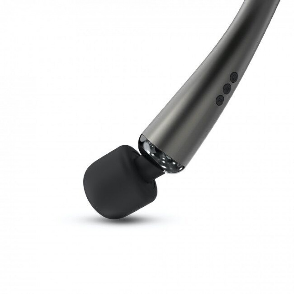 Вибромассажеры - Мощный вибромассажер Dorcel Megawand Chrome Silver перезаряжаемый, 160 режимов 5