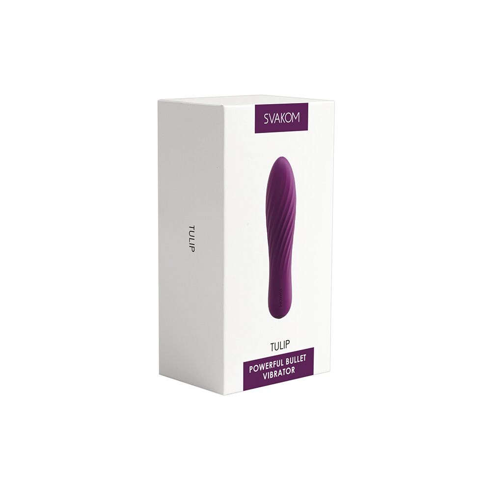 Клиторальный вибратор - Мощный мини-вибратор Svakom Tulip Violet 1
