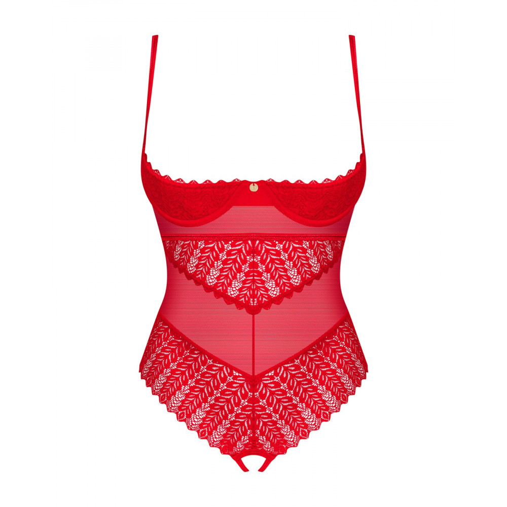 Эротическое боди - Боди Obsessive Ingridia crotchless teddy XS/S 5