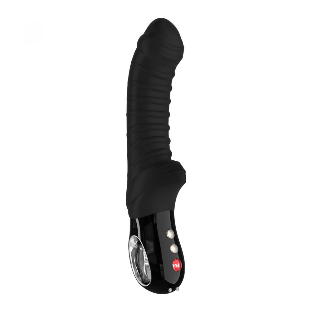Вибратор - Вибратор для точки G Fun Factory TIGER black, ребристый, подходит для анальной стимуляции