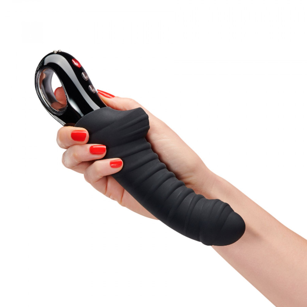 Вибратор - Вибратор для точки G Fun Factory TIGER black, ребристый, подходит для анальной стимуляции 3