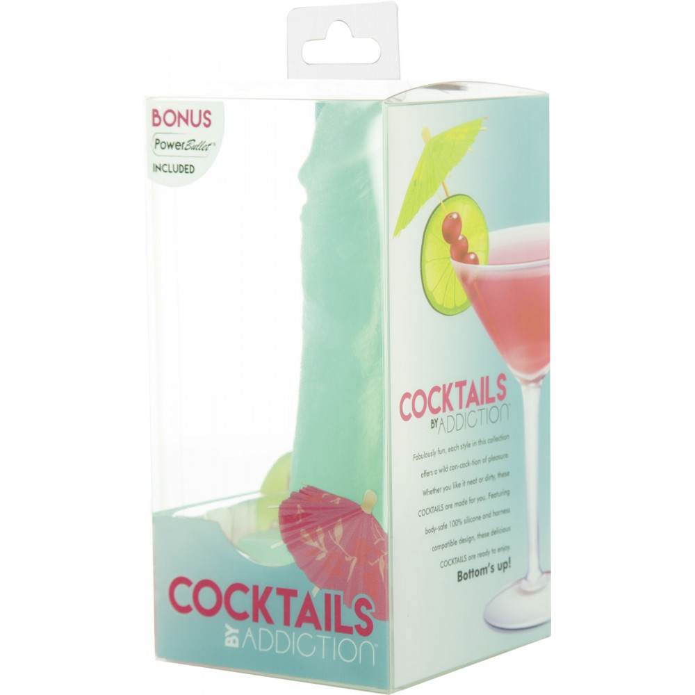 Фаллоимитаторы на присоске, двойные - Фаллоимитатор на присоске Cocktails by Addiction – Mint Mojito 5