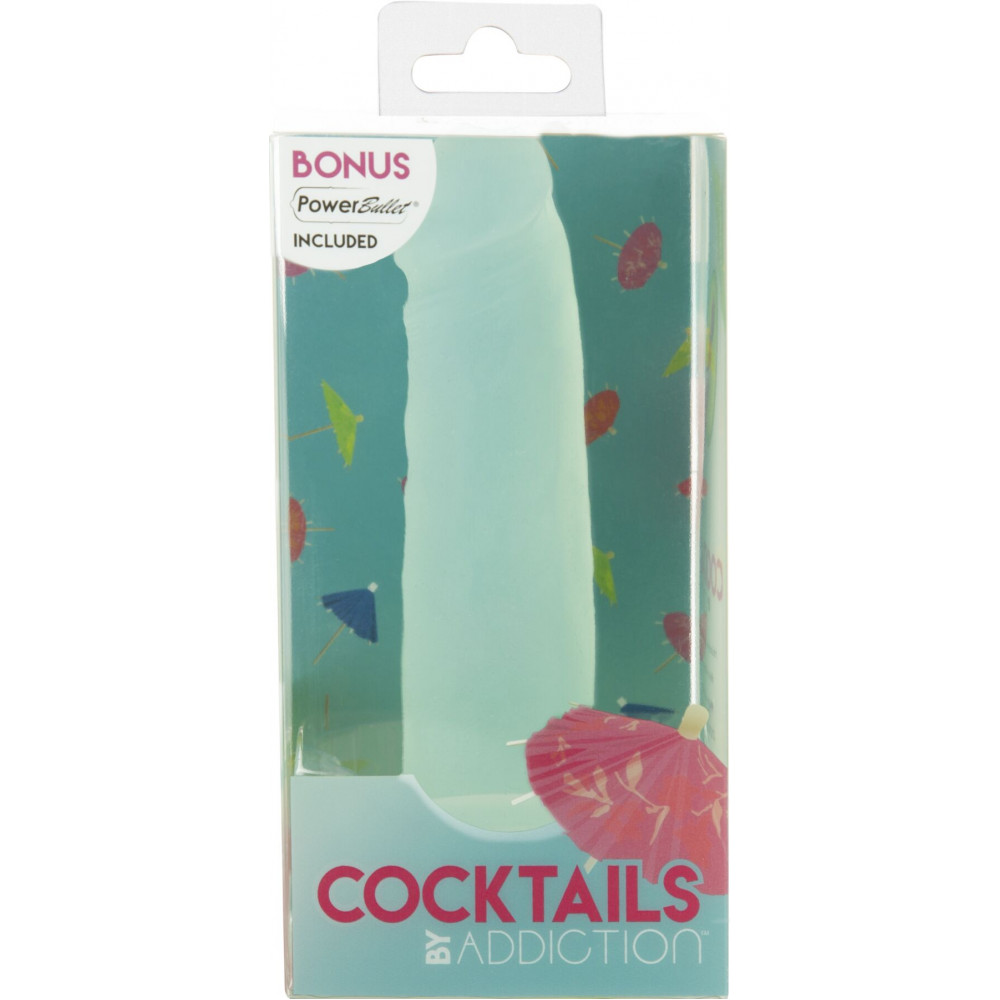 Фаллоимитаторы на присоске, двойные - Фаллоимитатор на присоске Cocktails by Addiction – Mint Mojito 7