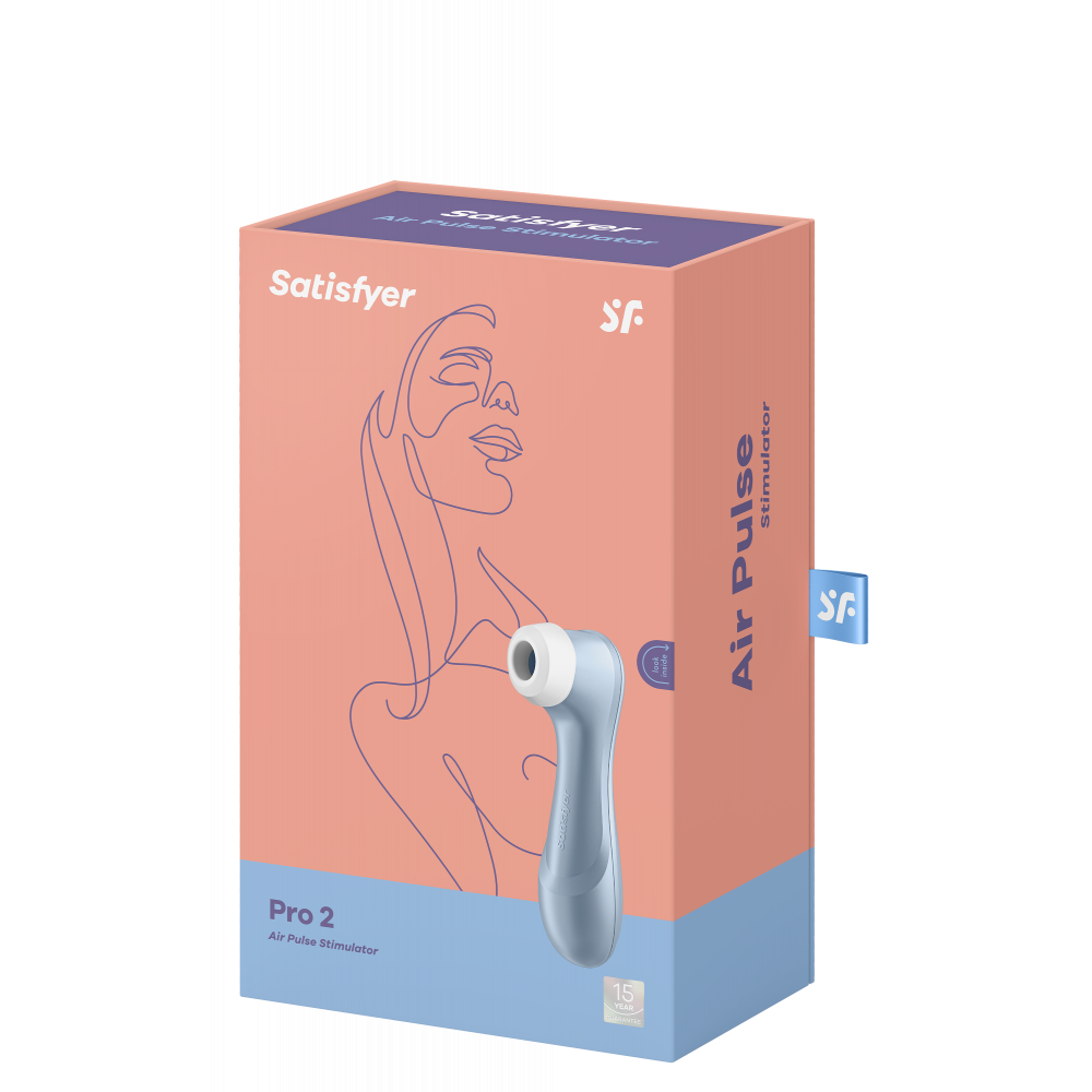 Вибратор - Вакуумный клиторальный стимулятор SATISFYER PRO 2 GENERATION 2 BLUE 10