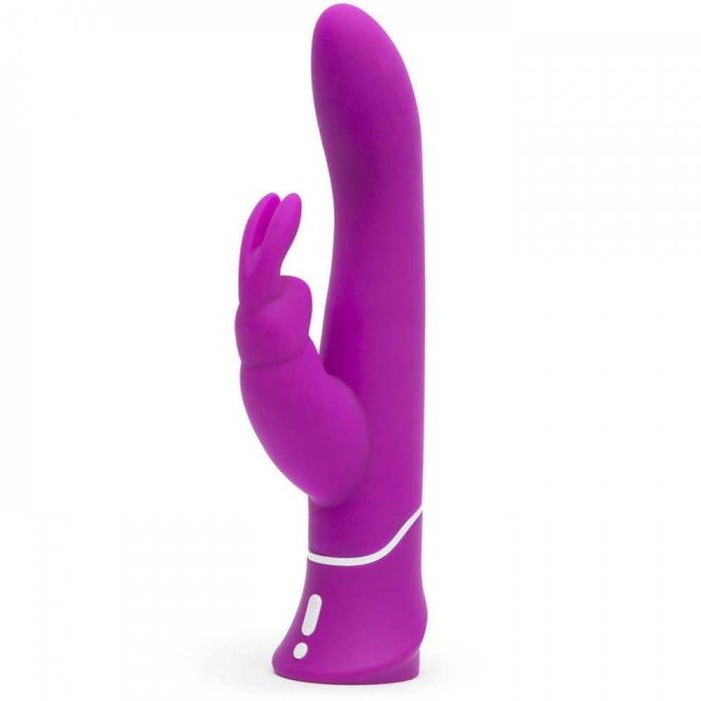 Вибратор-кролик - Вибратор кролик с поступательными движениям Happy Rabbit Curve Thrusting