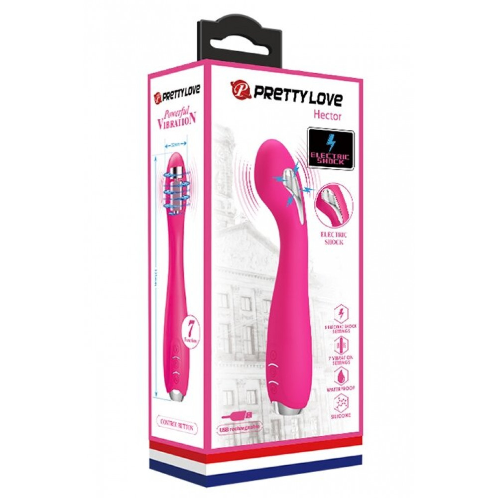 Вибратор - Вибратор Pretty Love - HECTOR G-SPOT VIBRATOR с электростимуляцией, BI-014765-1 2
