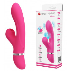 Вибратор с вакуумной стимуляцией клитора Pretty Love - Willow, BI-014916