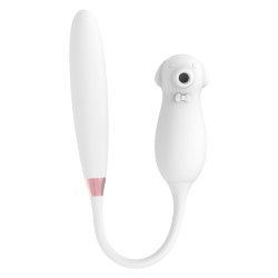 Вибратор двойной белый Elva Dual Purpose (white)