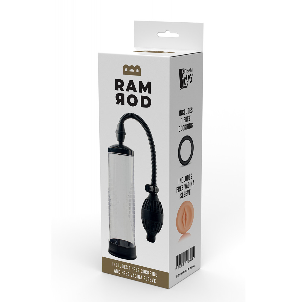 Вакуумная помпа на член - Вакуумная помпа для пениса Dream Toys RAMROD CLASSIC PENIS PUMP 3