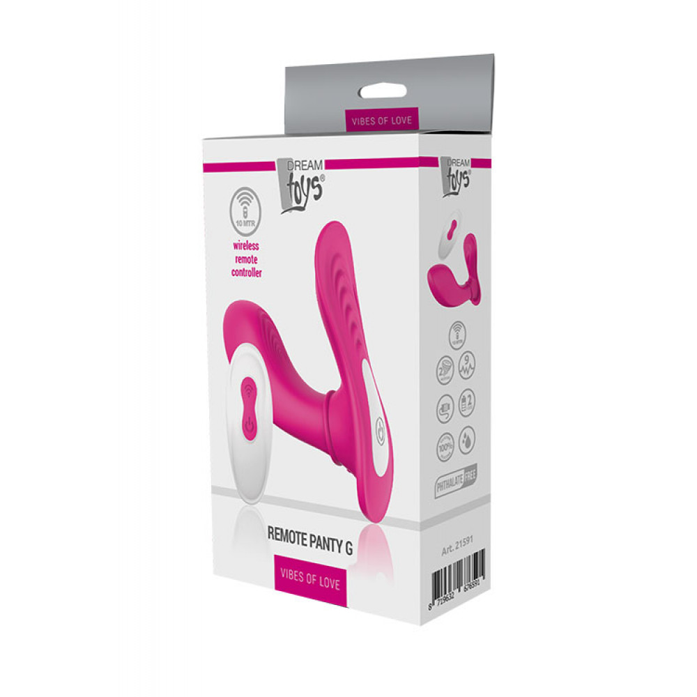 Стимулятор точки G - Стимулятор для точки G VIBES OF LOVE REMOTE PANTY G MAGENTA 3