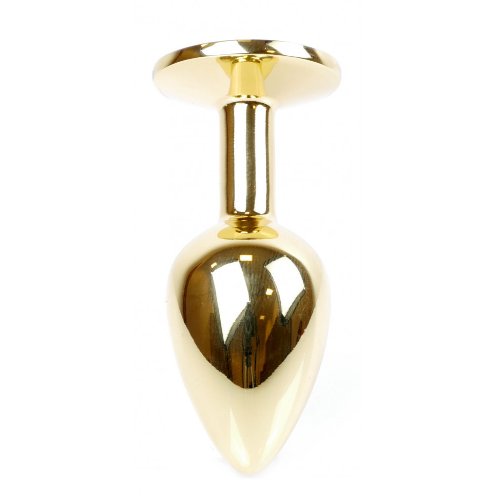 Анальные игрушки - Анальная пробка Boss Series - Jewellery Gold PLUG Dark Blue S, BS6400023 3